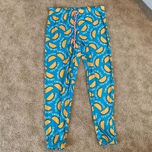 NWOT Taco Jogger Pajama Pants
